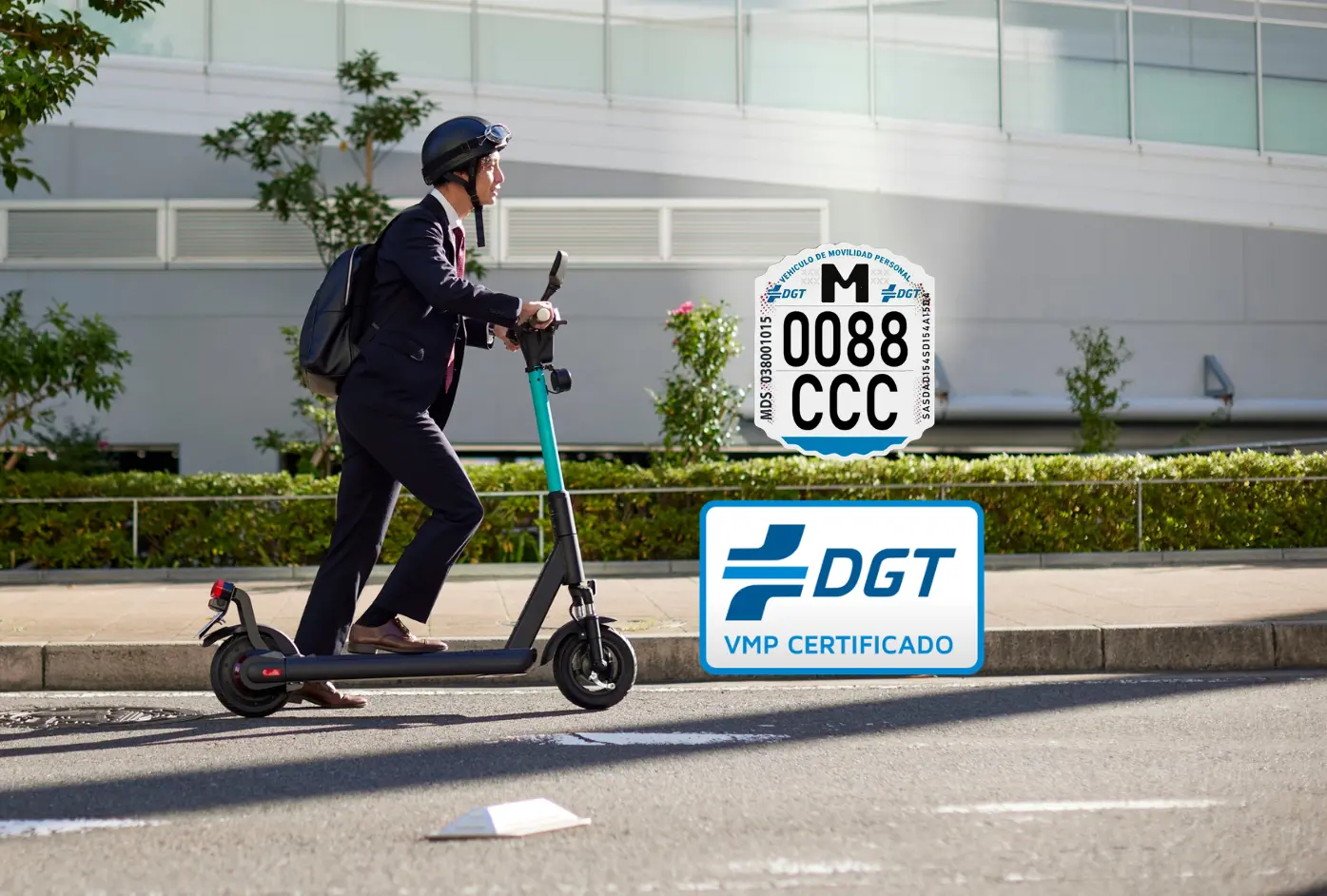 DGT VMP certification and electric scooter identification in Spain